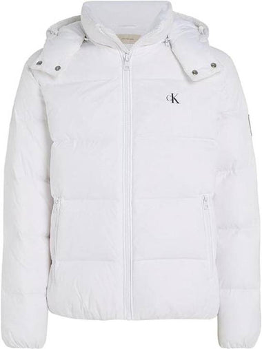 Essentials Hooded Padding White - CALVIN KLEIN - BALAAN 1