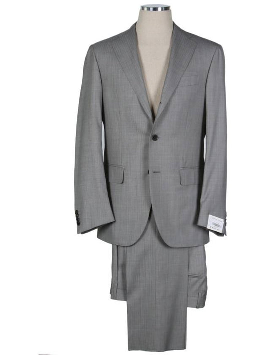MB1PM302F Gray Striped Suit - CARUSO - BALAAN 1