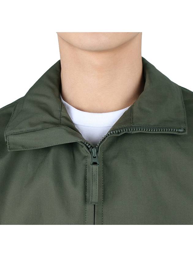 Ghost Piece Mac Supima Jacket Green - STONE ISLAND - BALAAN 8