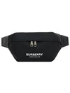 Logo Print Nylon Sonny Bum Belt Bag Black - BURBERRY - BALAAN 2