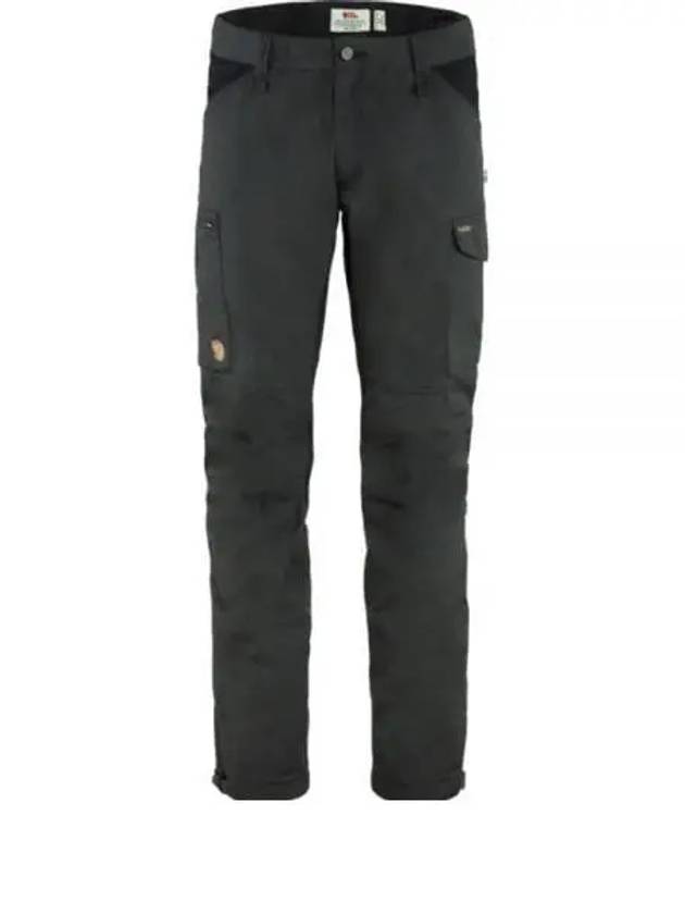 Men's Kaipak Trousers Regular Dark Grey Black - FJALL RAVEN - BALAAN 2