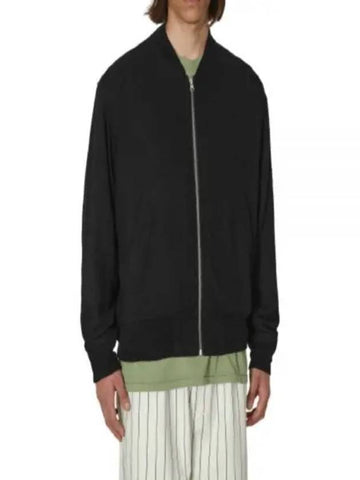 115703 BLAC Linen Beach Bomber Jacket - STUSSY - BALAAN 1