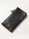 Medusa Embellished Zipper Card Wallet Black - VERSACE - BALAAN 2