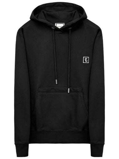 Back Logo Cotton Hoodie Black - WOOYOUNGMI - BALAAN 1