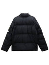 Garment Dyed Crinkle Reps Down Padding Black - STONE ISLAND - BALAAN 7