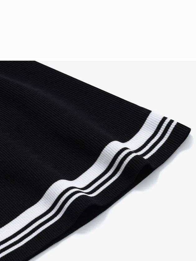 Women's Frida Striped Knit Skirt Black - J.LINDEBERG - BALAAN 4