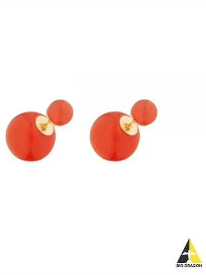 Riviera Tribales Earrings Orange Gold - DIOR - BALAAN 2