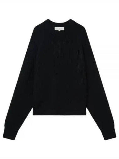 ARUM KNIT BLACK 1052 wool - STUDIO NICHOLSON - BALAAN 1