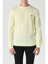 Fox head Patch Regular Round Neck Pullover Knit Top Light Yellow - MAISON KITSUNE - BALAAN 2