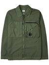 Tylon P Lens Overshirt Zip Up Jacket Green - CP COMPANY - BALAAN 11