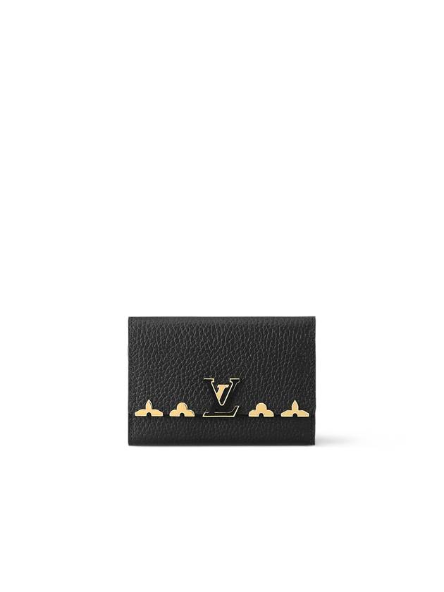 Capucines Compact Half Wallet Black - LOUIS VUITTON - BALAAN 2