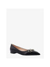 Women's Horsebit Leather Ballerina Black - GUCCI - BALAAN 3