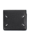 Envelope 3tier wallet S56UI0150 black - MAISON MARGIELA - BALAAN 1