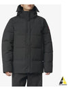 Wyndham Logo Patch Padding Black - CANADA GOOSE - BALAAN 2