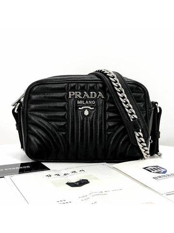 Diagram Chain Cross Bag Black 1BH084 - PRADA - BALAAN 1