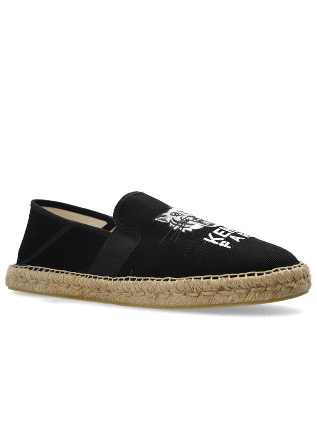 Kenzo Espadrilles With Logo, Men's, Black - KENZO - BALAAN 4