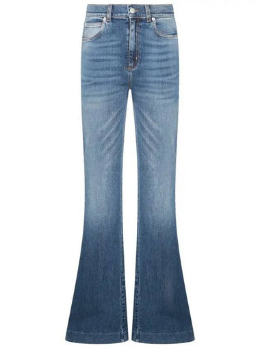 Denim Straight Pants 708762QMABQ4118 MEDIUMWASH - ALEXANDER MCQUEEN - BALAAN 1