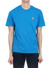 Fox Head Patch Classic Short Sleeve T-Shirt Enamel Blue - MAISON KITSUNE - BALAAN 2