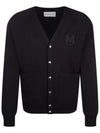 Tone logo cardigan black - MONCLER - BALAAN 2