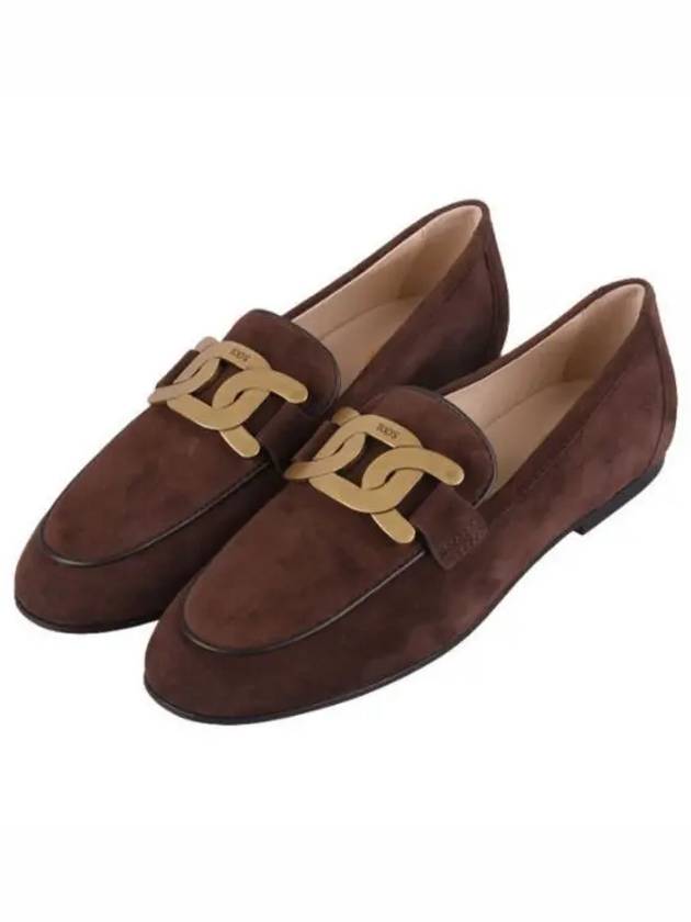 Women's Kate Suede Loafers Brown - TOD'S - BALAAN 2