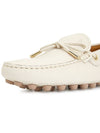 Gommino Bubble Leather Driving Shoes Off White - TOD'S - BALAAN 8