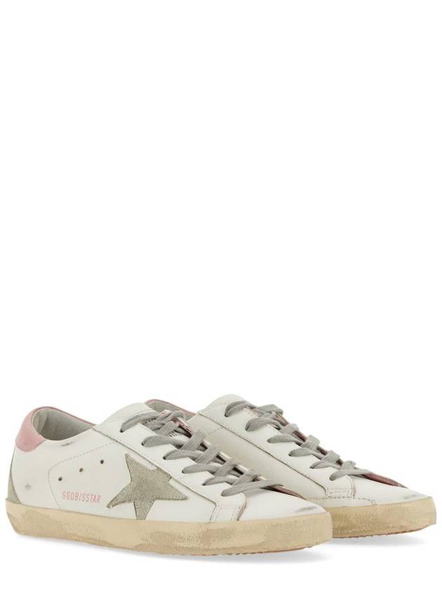 Superstar Pink Tab Low Top Sneakers - GOLDEN GOOSE - BALAAN 5