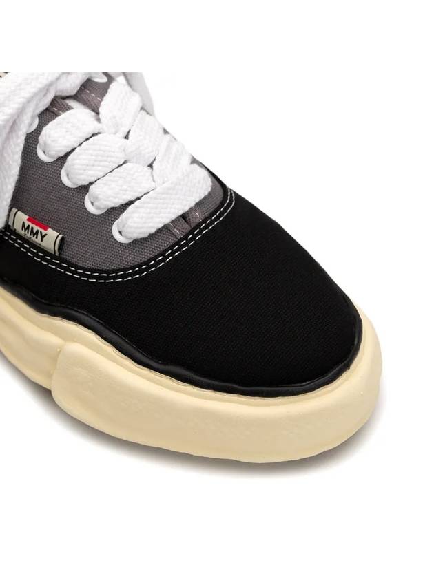 Baker OG Sole VL Bicolor Canvas Low-Top Sneakers Black Grey - MIHARA YASUHIRO - BALAAN 6