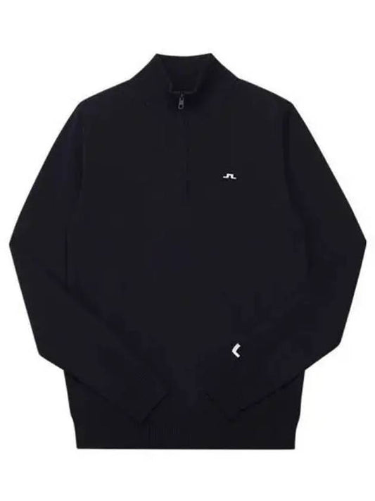 Men's Kian Zip-up Sweater Navy - J.LINDEBERG - BALAAN 2