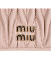 Matelasse Half Wallet 5MV204 2FPP F0236 - MIU MIU - BALAAN 6