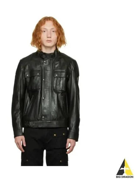 Belstaff Gangster Leather Jacket Black 71020819 - BELSTAFF - BALAAN 1