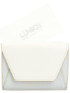 Logo Leather Half Wallet White - MARNI - BALAAN 9