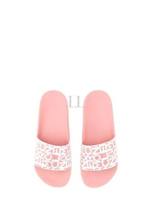 Jeanne Logo Print Slippers Pink - MONCLER - BALAAN 2