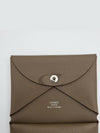 Calvi Duo Card Wallet Brown - HERMES - BALAAN 5