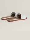 Gael Sandals Slippers White H231291Z - HERMES - BALAAN 3