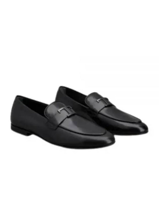 Men's T Timeless Leather Loafers Black - TOD'S - BALAAN 2