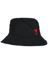 De Coeur Bucket Hat Black - AMI - BALAAN 5