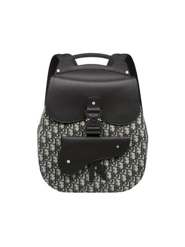 Gallop Oblique Jacquard Backpack Beige Black - DIOR - BALAAN 1