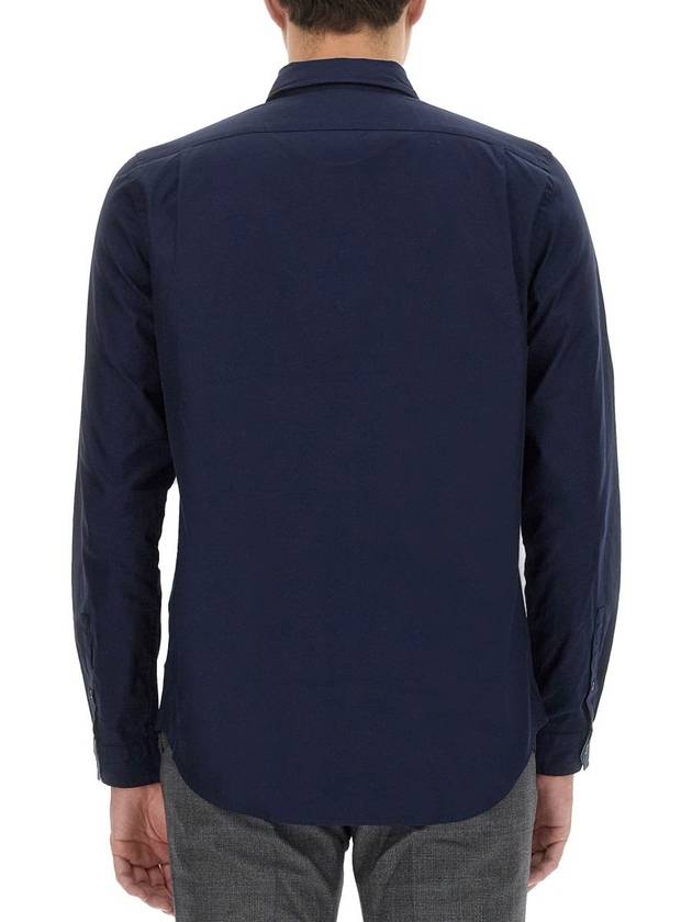 Zebra Patch Long Sleeve Shirt Light Ink Blue - PAUL SMITH - BALAAN 4