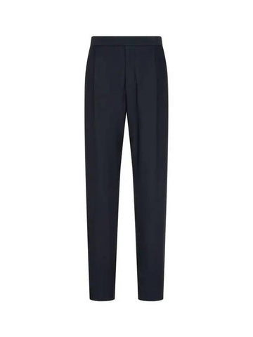 Men s Stretch Mesh Banding Pants Dark Navy - GIORGIO ARMANI - BALAAN 1