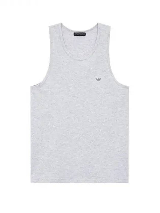 UNDERWEAR Men s Mini Logo Lounge Sleeveless Top Melange Gray 270157 - EMPORIO ARMANI - BALAAN 1