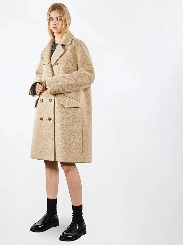 Ullingu Double Half Coat Beige - VOYONN - BALAAN 4