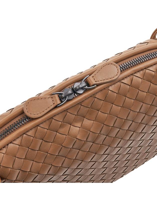 Small Intrecciato Shoulder Bag Brown - BOTTEGA VENETA - BALAAN 9