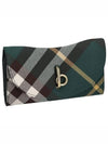 Rocking Horse Check Print Medium Wallet Green - BURBERRY - BALAAN 2