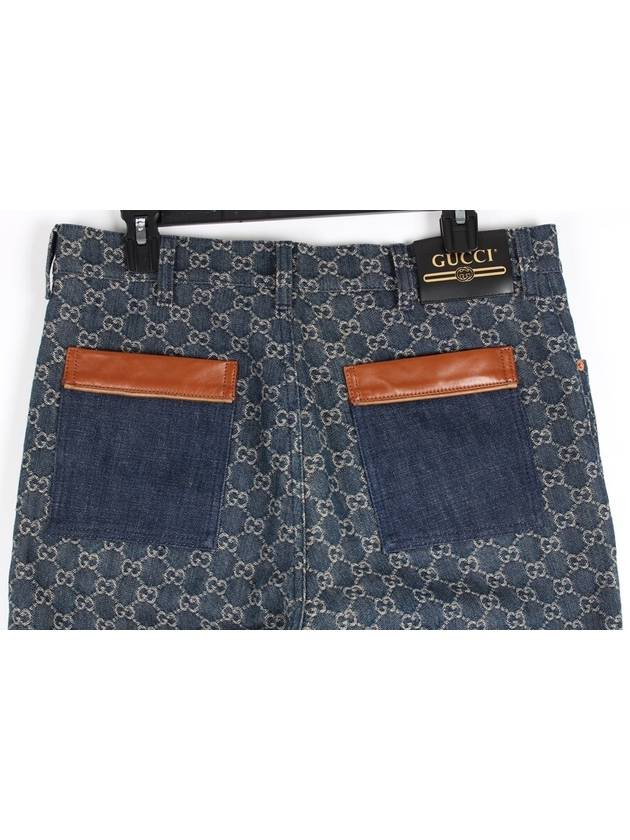 Eco washed GG denim pants 34 - GUCCI - BALAAN 4