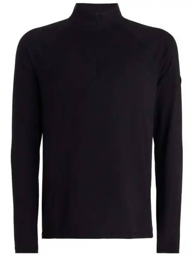 Luxe Quarter Zip Mid Layer Long Sleeve T-Shirt Onyx - G/FORE - BALAAN 2