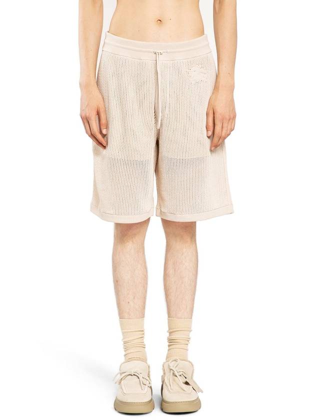 Equestrian Knight Mesh Cotton Shorts Soap - BURBERRY - BALAAN 2