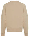 Cotton Heart Logo Sweatshirt Champagne - AMI - BALAAN 3