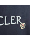 Kids Logo Embroidered Short Sleeve T Shirt 12Y 14Y Navy 8C00005 83907 778 - MONCLER - BALAAN 5