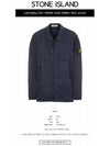 Stretch Cotton Gabardine Over Long Sleeve Shirt Navy - STONE ISLAND - BALAAN 3