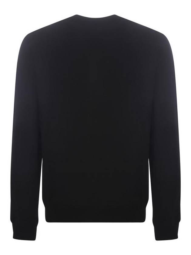 Milano Brushed Logo Sweatshirt Black - MSGM - BALAAN 3